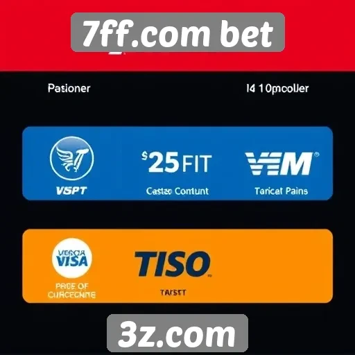 Métodos de pagamento disponíveis no 7ff.com bet